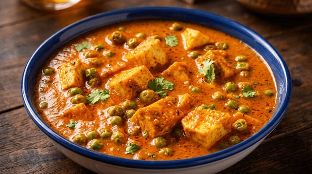 Matar Paneer.