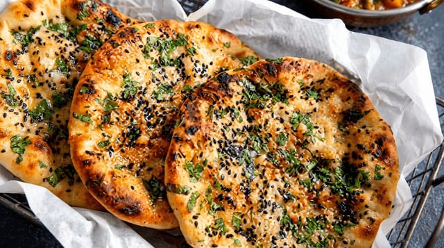 Tandoori Stuffed Naan.