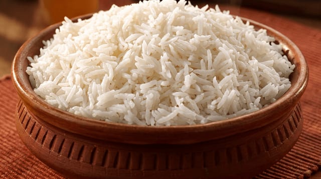 Plain Basmati Rice.