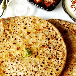 Aloo Prantha Plate