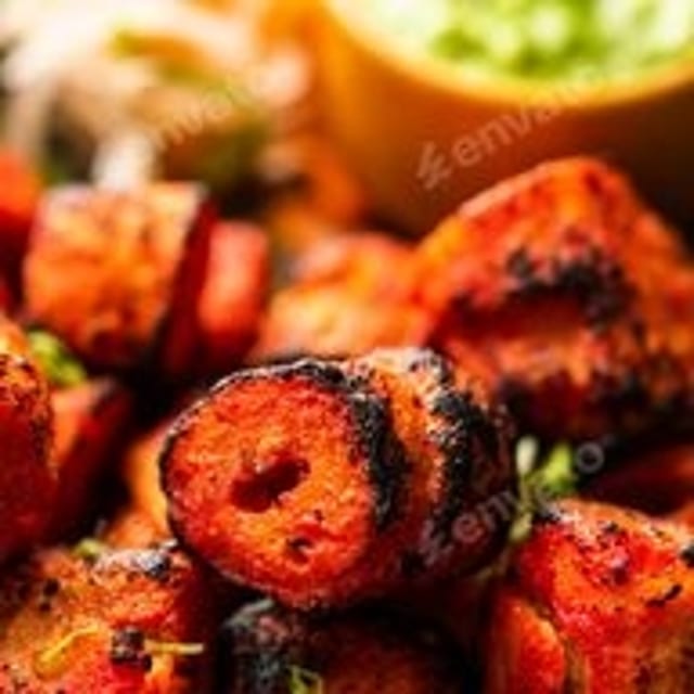 Soya Chaap Tandoori.